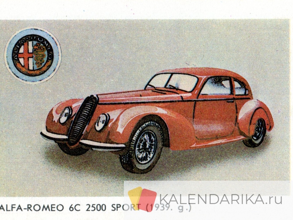 1987. ALFA-ROMEO 6C 2500 SPORT (1939 г.) - к65